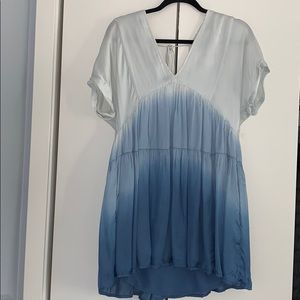 Free people sun up mini silk dress